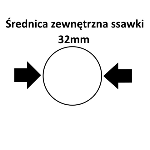 Ssawka mała ze szczotką Z-32 do odkurzacza Zelmer