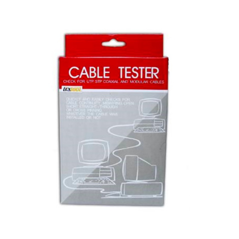 Tester kabli internetowych typu UTP i FTP zakończonych wtykami RJ-45 + RJ-11