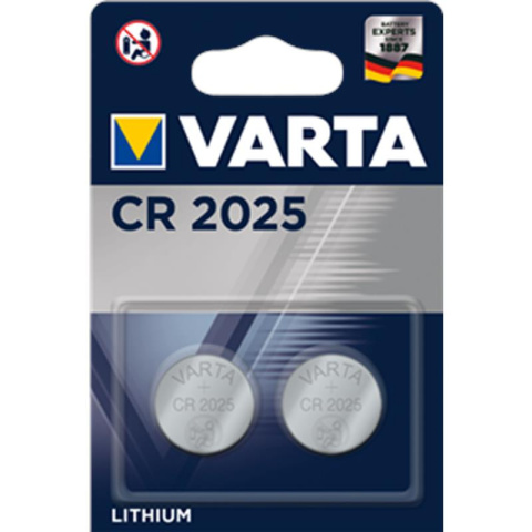 Varta Lithium CR2025, bateria litowa guzikowa Varta 3V CR2025