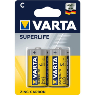 Varta Superlife, Bateria Cynkowo-Węglowa C (R14, LR14)