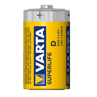 Varta Superlife, Bateria Cynkowo-Węglowa D (R20, LR20)