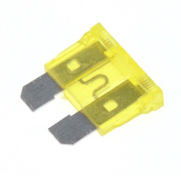 Bezpiecznik samochodowy MIDI, płytkowy 20A, żółty