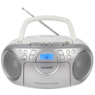 Blaupunkt BB16WH radiomagnetofon, radio FM na płyty CD, kasety, USB, AUX