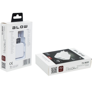 Blow H21C, ładowarka sieciowa DUAL 2xUSB 2,1A