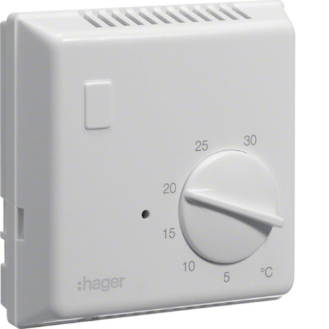 Hager EK054 termostat do pieca, kotła, manualny, 230V, 1NO, 10A