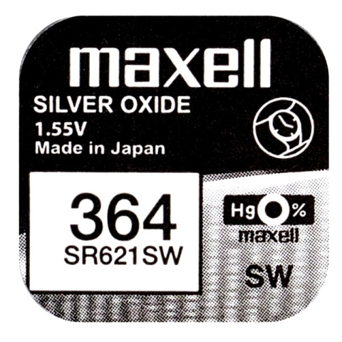 Maxell Bateria 364 SR621SW SR1 1.55V