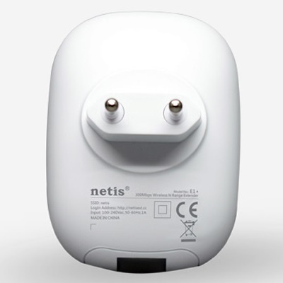 Netis E1+ Extender repeater sieci Wifi N300 biały