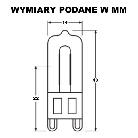 Osram żarówka do pieca piekarnika G9 40W 490LM do 300 stopni oven