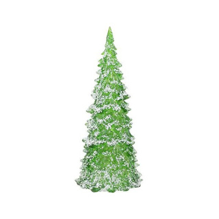 Ozdoba świąteczna choinka LED 17cm, zielona