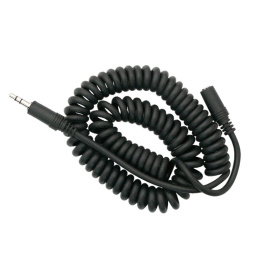 Przewód, kabel przedłużacz JACK-JACK 3,5mm stereo (wtyk-gniazdo) 5M, sprężynka