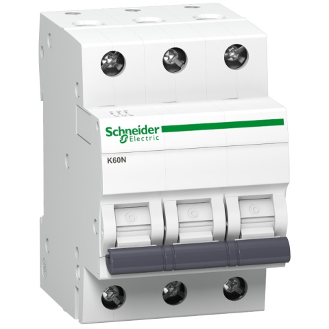 Schneider samoczynny wyłącznik nadprądowy C20, bezpiecznik automatyczny " eska " 3P 20A 400V 6 kA AC