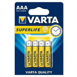 Varta Superlife, Bateria Cynkowo-Węglowa AAA (R3, LR03)
