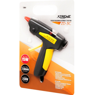 Xtreme pistolet do kleju na gorąco 8mm, mini klejarka 15W 230V ZD-5C