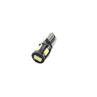 Amio żarówka samochodowa LED 5xSMD 5730, 12V, W5W, T10, Canbus