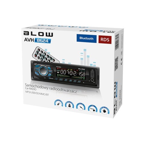 Blow AVH-8624 Radio samochodowe MP3+PILOT+BLUETOOTH