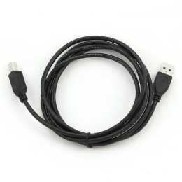 Cablexpert przewód USB 2.0, kabel USB wtyk typ A - wtyk USB typ B do drukarki czarny 3M
