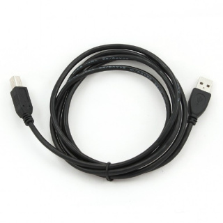 Cablexpert przewód USB 2.0, kabel USB wtyk typ A - wtyk USB typ B do drukarki czarny 3M