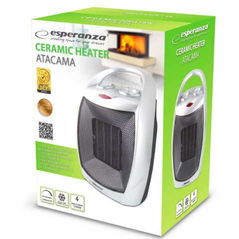 Esperanza ATACAMA EHH006 termowentylator ceramiczny 750/1500W