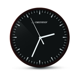 Esperanza Budapest zegar ścienny czarny