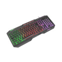 Fury HELLFIRE klawiatura dla graczy podświetlana RGB gamingowa US czarna
