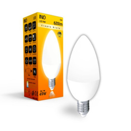 INQ żarówka lampa LED 9W E14 3000K 620LM świeczka ciepło biała