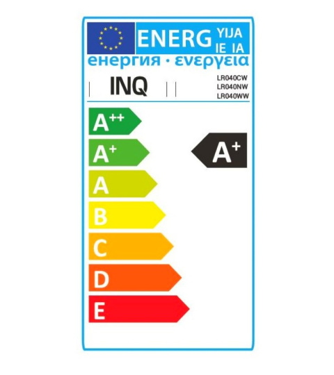 INQ żarówka lampa LED z ceramiką 9W GU10 3000K 900LM MR16 ciepło biała