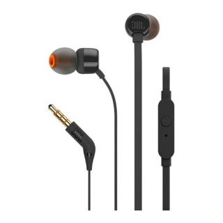 JBL Tune 110 słuchawki przewodowe z mikrofonem mini jack 3,5mm, czarne