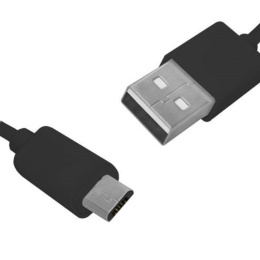 LTC przewód USB 2.0, kabel USB typ A - microUSB długi 3m, czarny