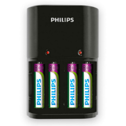Ładowarka Philips AA/AAA 4 sloty + 4x akumulator AAA 800 mAh