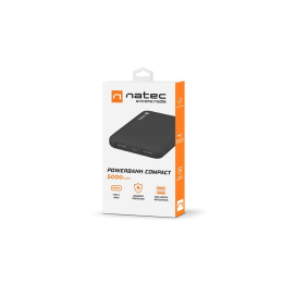 NATEC EXTREME Power Bank 5000MAH 2X USB-A + 1X USB-C CZARNY