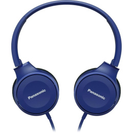 Panasonic RP-HF100E-A słuchawki nauszne, przewodowe, niebieskie