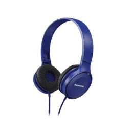 Panasonic RP-HF100E-A słuchawki nauszne, przewodowe, niebieskie