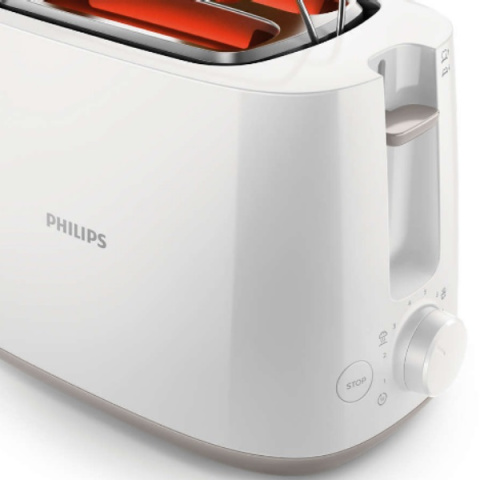 Philips toster z rusztem do bułek HD2581/00 830W