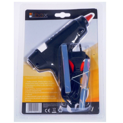 Pistolet do kleju na gorąco 11mm klejarka 60W 230V