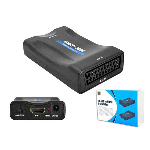 Spacetronik Konwerter przejście adapter z SCART EURO na HDMI