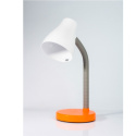 Volteno lampa biurkowa lampka nocna z regulacją kąta nachylenia na gwint E27 pomarańczowa