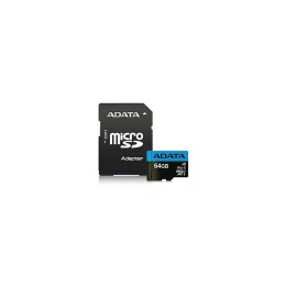 Adata Karta pamięci 64GB microSD A1 V10 + adapter