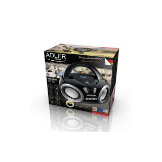 Adler AD1181 Boombox CD-MP3 USB Radio