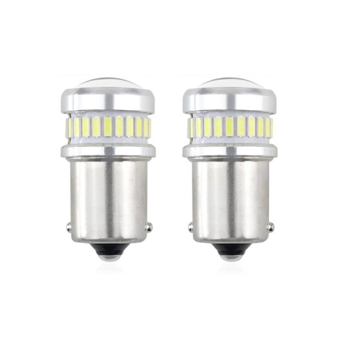 Amio żarówka samochodowa LED 1156 R5W, R10W, P21, 12V, 24V, biała, 2 sztuki