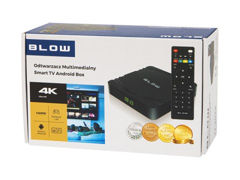 Blow przystawka Smart TV, Android BOX, Wi-Fi, HDMI 2.0, 4K, 3D