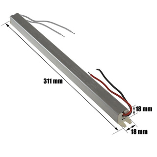 Bowi zasilacz do taśm ledowych 12V 5A 60W ultra slim za lustro