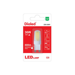 Dioled żarówka lampa LED 4W G9 4000K 400LM kapsułka COB neutralna biała
