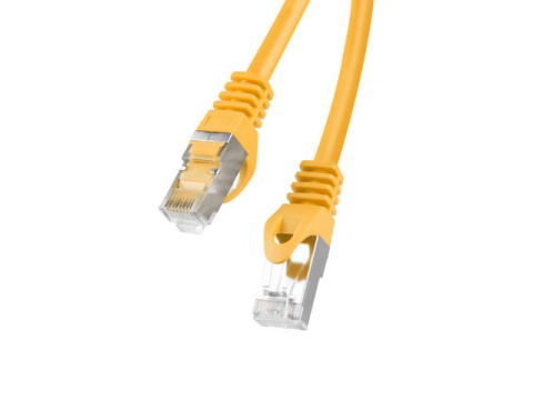 Lanberg przewód, kabel internetowy patchcord FTP, 1M, kat.6, pomarańczowy