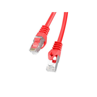 Lanberg przewód, kabel internetowy patchcord FTP, 2M, kat.6, czerwony