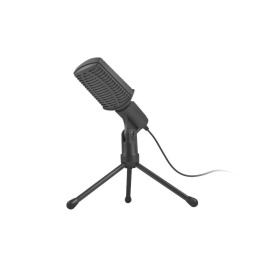 Natec ASP mikrofon komputerowy stojący do pracy nauki zdalnej minijack 1,8m czarny