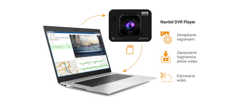 Navitel AR200 PRO wideorejestrator rejestrator jazdy FULLHD 140 stopni G-sensor