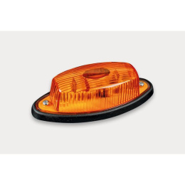 Obudowa, lampa obrysowa pomarańczowa z przewodem 2x0,75 mm2 do żarówki rurkowej C5W C10W