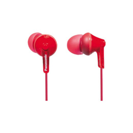 Panasonic RP-HJE125E-R ERGOFIT słuchawki przewodowe, douszne, czerwone
