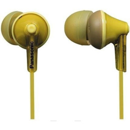 Panasonic RP-HJE125E-Y ERGOFIT słuchawki przewodowe, douszne, żółte