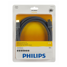 Philips SWV4433S/10 Przewód HDMI-HDMI 3m UHD 4K szary